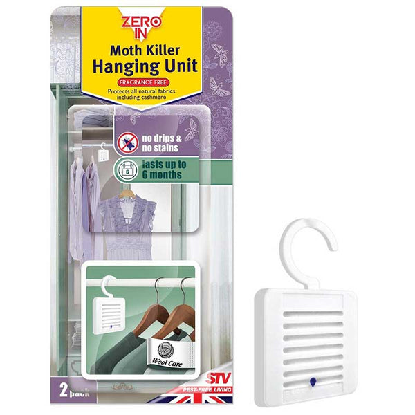 Zero In Moth Killer Hanging Unit (Pack of Two) image 0