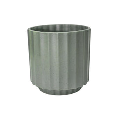 Ivyline Bourton Scalloped Indoor Planter Range - Sage, 16cm image