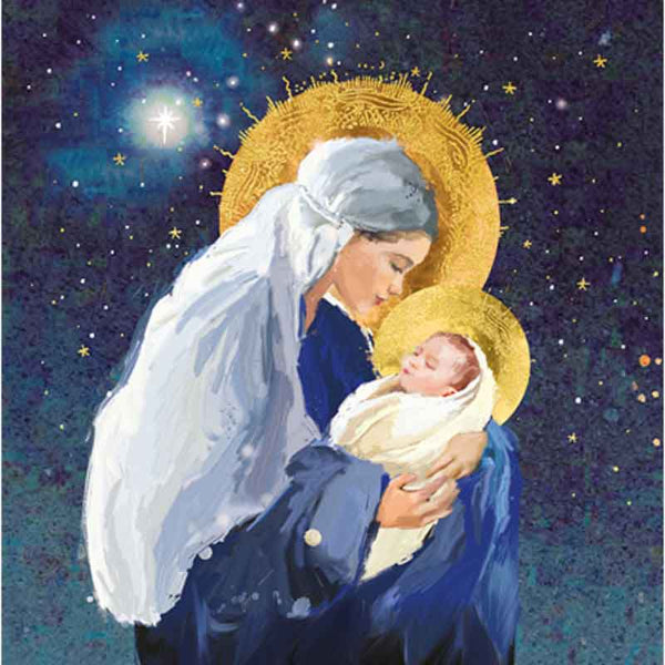 Ling Design Large Premium Cards - Madonna &amp; Child (Pack of 10) image 0