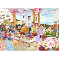 House of Puzzles Happy Birthday 1000 Piece Jigsaw Puzzle image 0