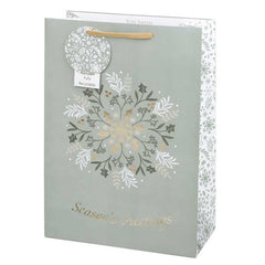 Tom Smith Classic Christmas Foliage Large Gift Bag image 0