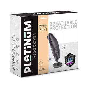 Platinum Aerocover for Free Arm Side Post Parasol - 240 x 68cm image 3