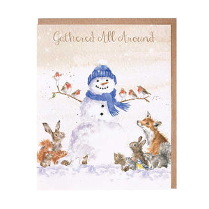 Wrendale Designs Notecard Pack - Gathering All Around (Pack of 8) image 1