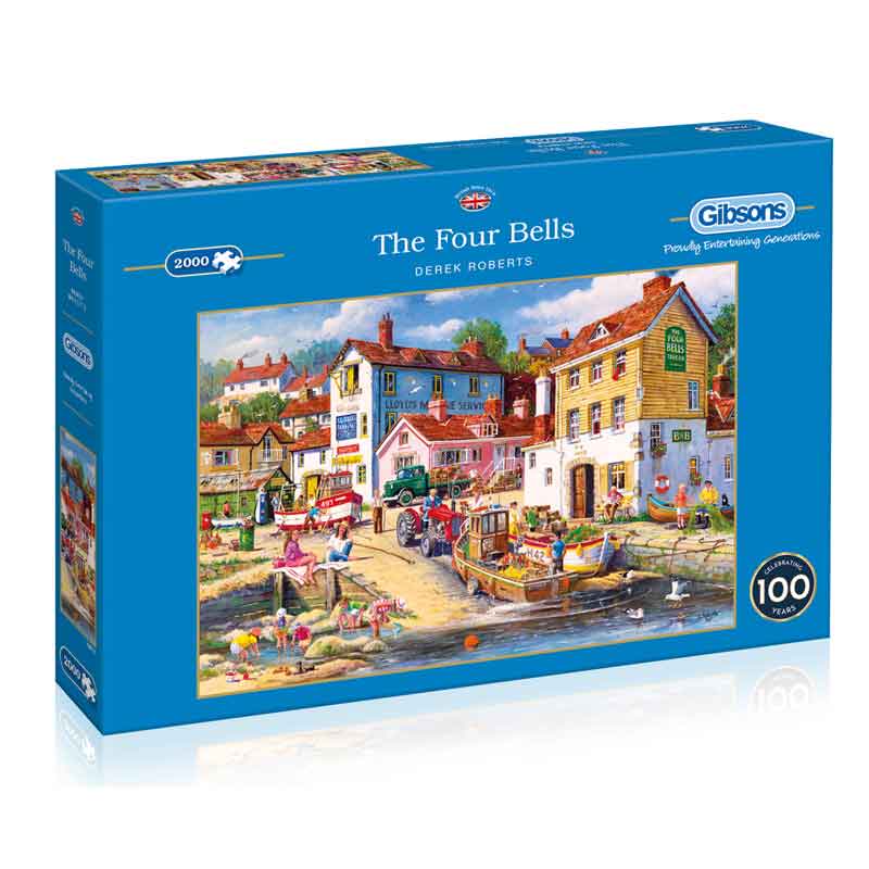 Gibsons The Four Bells 2000 Piece Jigsaw Puzzle image 0