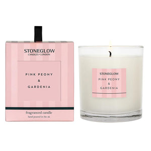 Stoneglow Modern Classics Pink Peony & Gardenia Fragranced Candle (1 wick) image 0