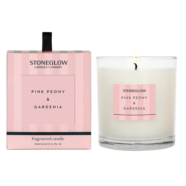 Stoneglow Modern Classics Pink Peony & Gardenia Fragranced Candle (1 wick) image 0