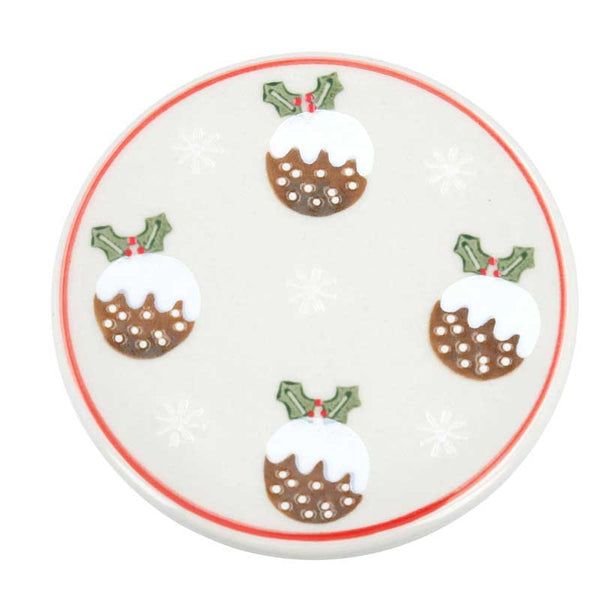 Gisela Graham Christmas Pudding Coaster image 0