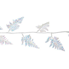 Everlands Iridescent Fern Leaf Garland image 0