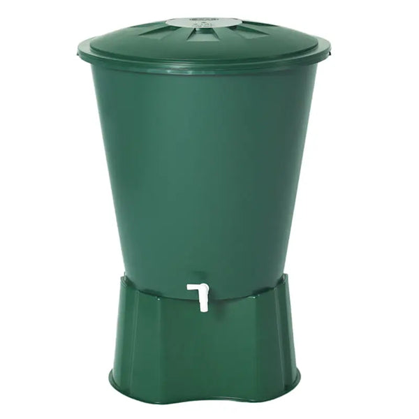 Round Water Butt with Lid & Tap (210 litres) image 0