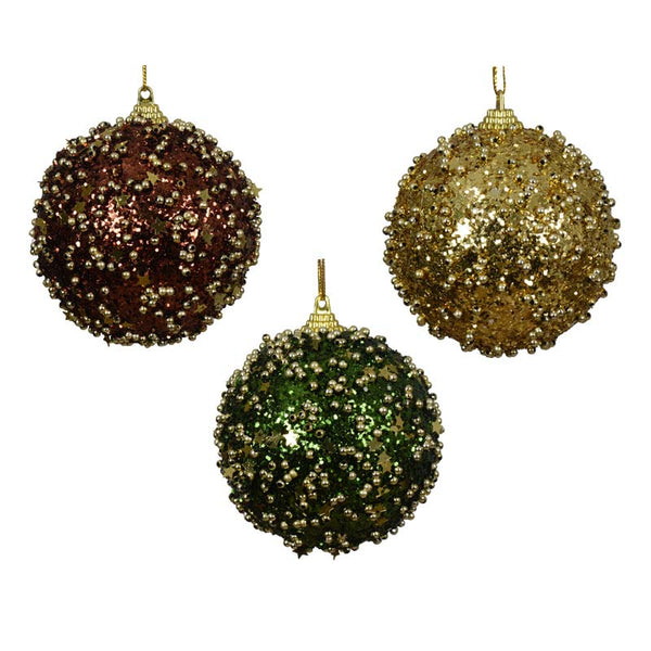 Decoris Foam Bauble with Stars (Assorted Designs) image 0