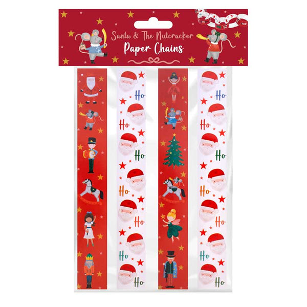 Santa & The Nutcracker Paper Chain Kit image 0