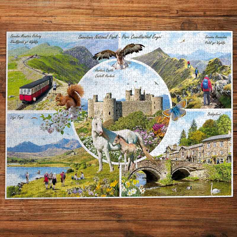 Gibsons Snowdonia 1000 Piece Puzzle image 0