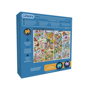 Gibsons Curious Creatures 500 Piece Jigsaw Puzzle image 3