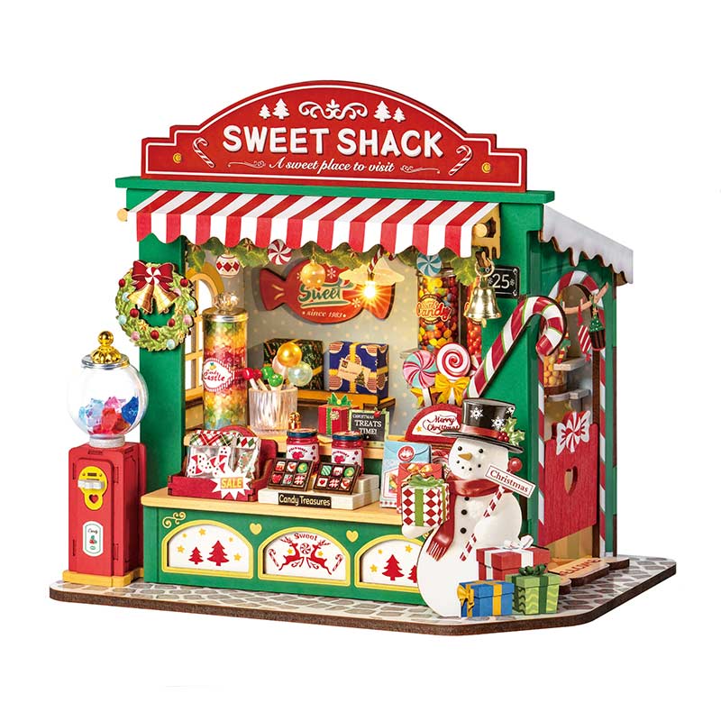 Rolife 'Christmas Candy Stand' DIY Miniature House image 0