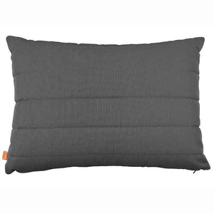 LIFE All Weather Rectangular Deco Lines Cushion, 65 x 45cm - Carbon image 0