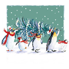 Ling Design Charity Christmas Cards - Walking Home For Christmas (Pack of 6) image 0