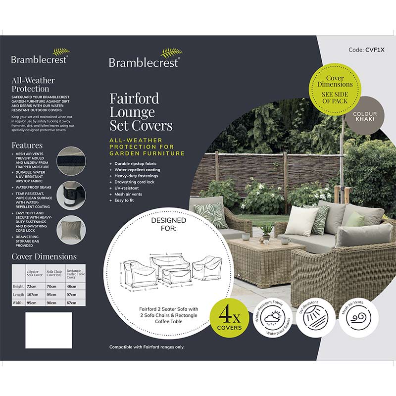 Bramblecrest Covers for Fairford Garden Lounge Set image 0