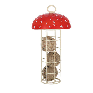 Fallen Fruits Fly Agaric Suet Ball Bird Feeder image 1