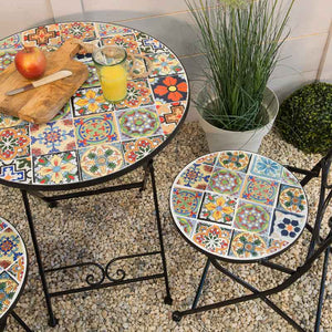 Braga Mosaic Bistro Set image 0