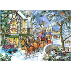 House of Puzzles Snow Coach Big 500 Piece Jigsaw Puzzle image 0