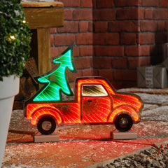 Festive Truck & Tree Infinity Light image 0