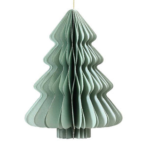 Decoris Hanging Paper Tree - Mint, 40cm image