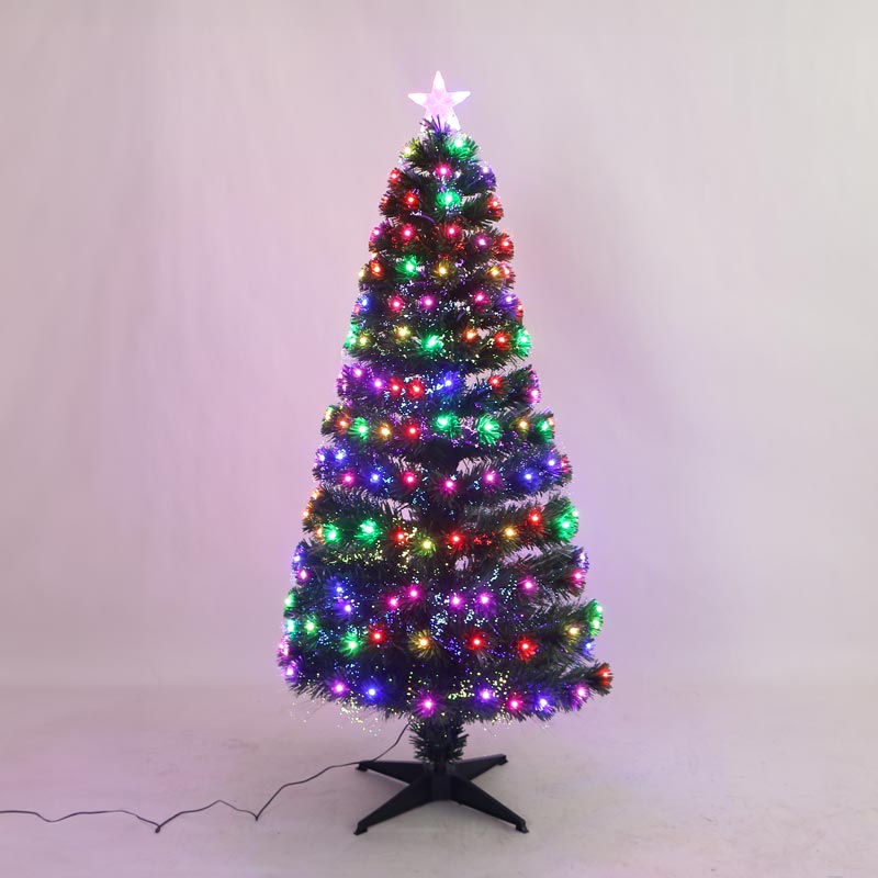 Festive Colour Changing Fibre Optic Tree - 5ft image 0