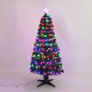Festive Colour Changing Fibre Optic Tree - 5ft image 0