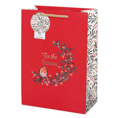 Tom Smith Festive Foliage Large Gift Bag image 0