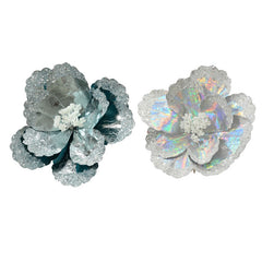 Everlands Flower Clip with Glitter (Assorted Designs) image 0