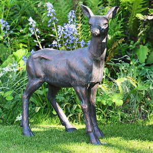 Home & Garden UK Elegant Doe Garden Statue image 0