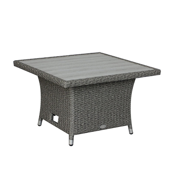 Bramblecrest Tetbury Mini Corner Sofa Set in Pewter with Dual Height Table &amp; 2 Stools image 3