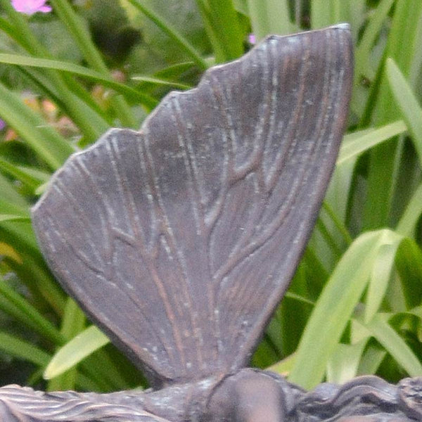 Home & Garden UK Fairy Sleeping on a Mushroom Garden Statue image 2