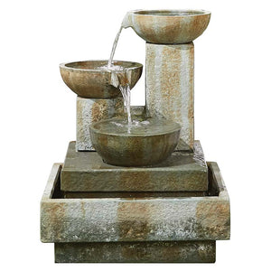 Easy Fountain Impressions Patina Bowls Water Feature image 2