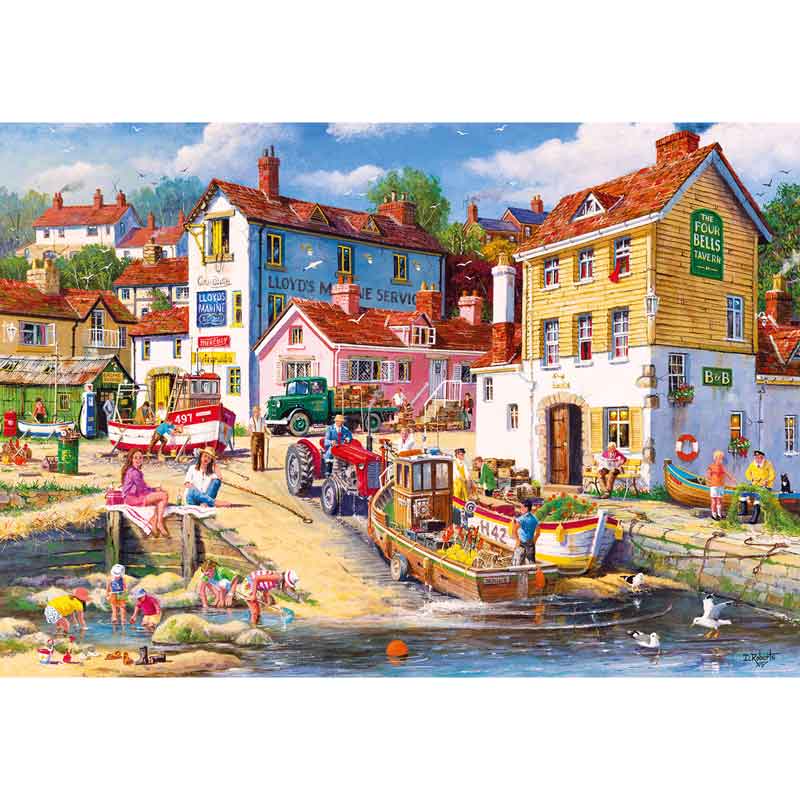 Gibsons The Four Bells 2000 Piece Jigsaw Puzzle image 0