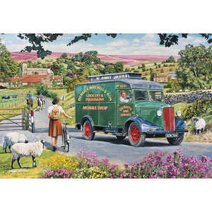 Gibsons Mitchell's Mobile Shop 4 x 500 Piece Jigsaw Puzzles image 1