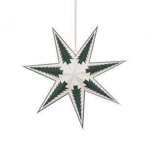 Floralsilk Paper Star with Trees image 1