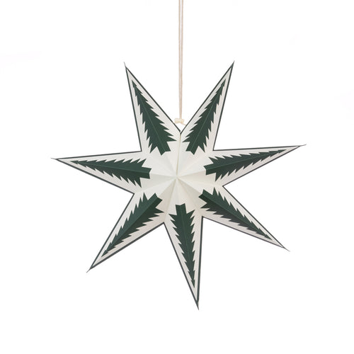 Floralsilk Paper Star with Trees image 1