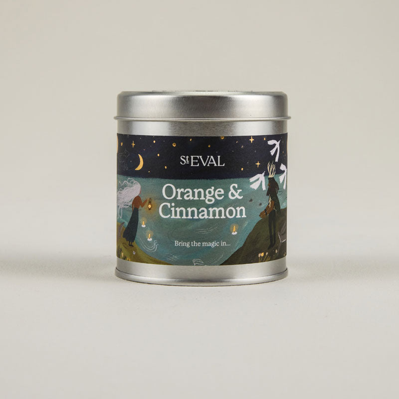 St Eval Orange &amp; Cinnamon Tin Candle image 0