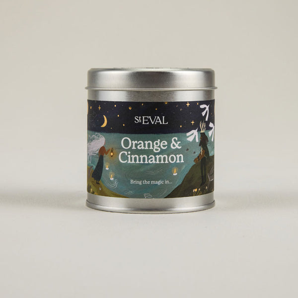 St Eval Orange &amp; Cinnamon Tin Candle image 0