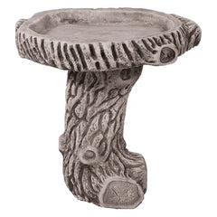 Willowstone Walnut Log Bird Bath image 0