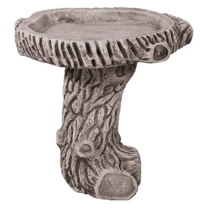 Willowstone Walnut Log Bird Bath image 0