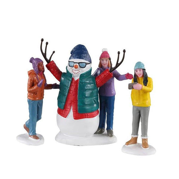 Lemax Snowman Selfie (Set of 3) image 0