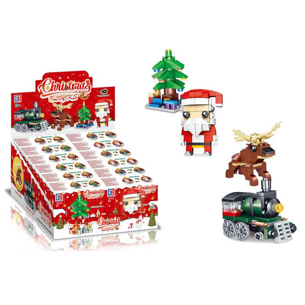 Playwrite Christmas Building Bricks Set (Assorted Designs) image 0