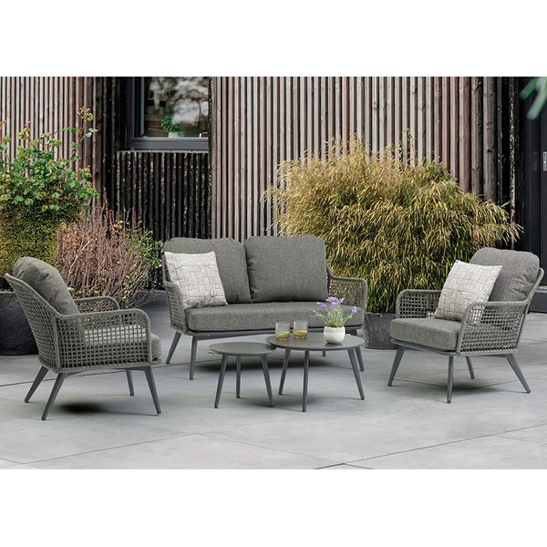 Bramblecrest Oregon Garden Lounge Set with 2 Round Coffee Tables image 5