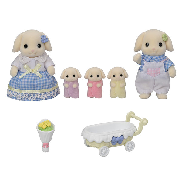 Sylvanian Families Flora Rabbit Family image 2