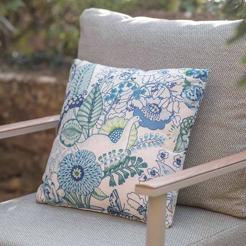 Bramblecrest Square Scatter Cushion, 45 x 45cm - Indigo DoveÂ  image 0