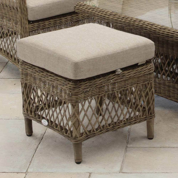 Bramblecrest RHS Rosemoor 6-Seater Mini Corner Sofa Set with Dual-Height Table image 2