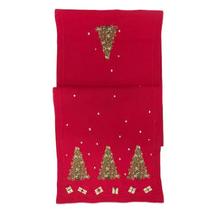 Peggy Wilkins Little Tree Table Runner - Red image 0