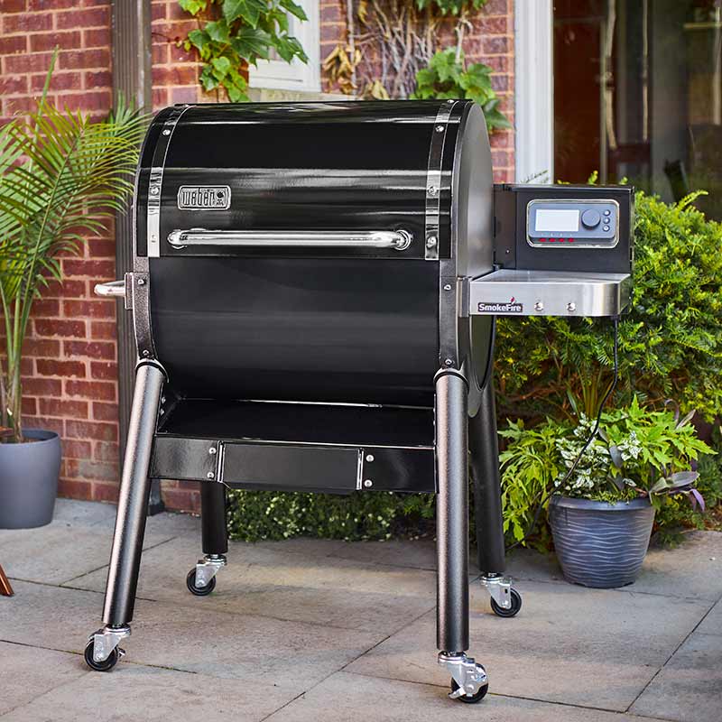 Weber SmokeFire EX4 GBS Wood Fired Pellet Grill Black image 0
